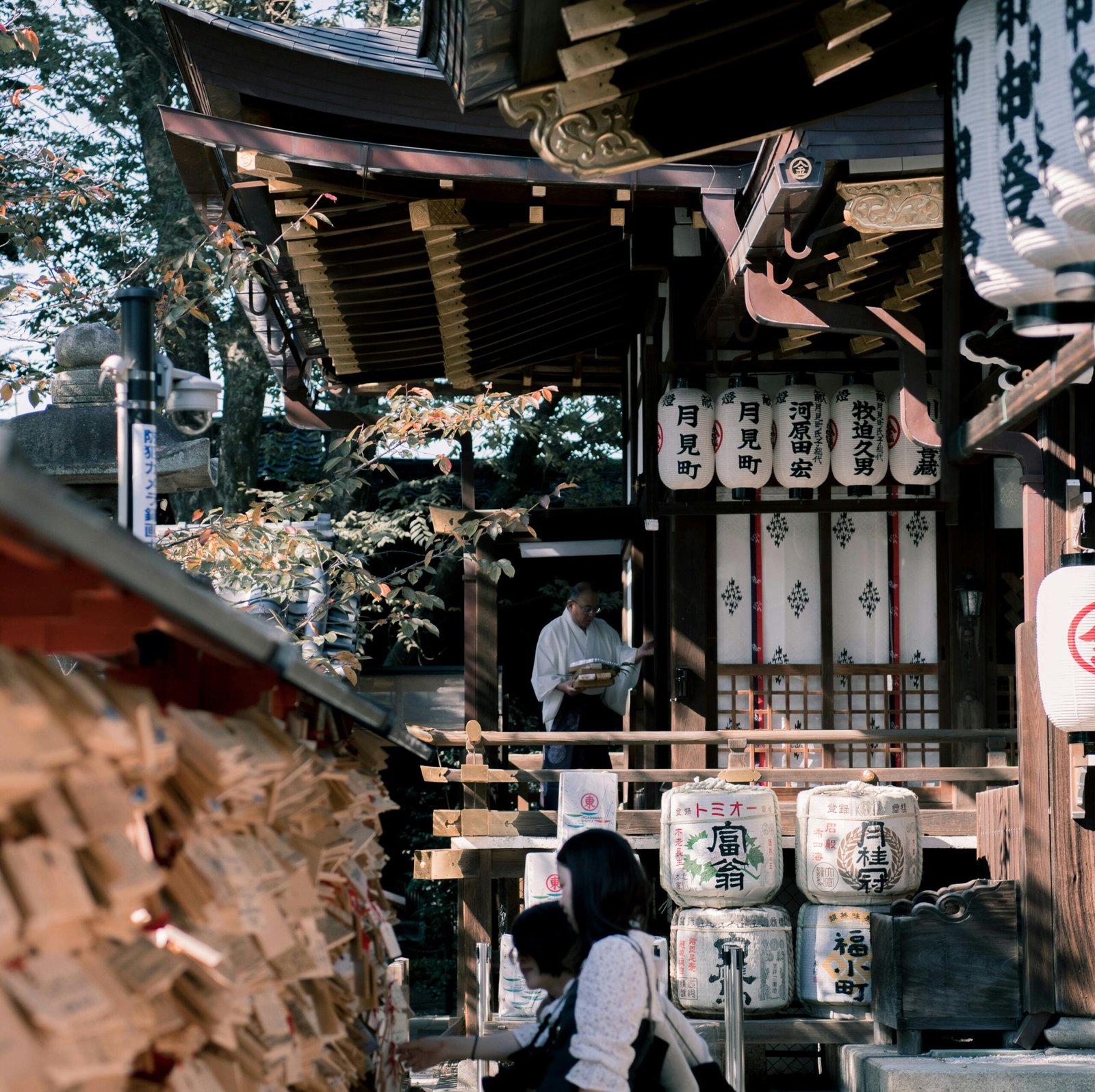 Japanese shrine in Kyoto
