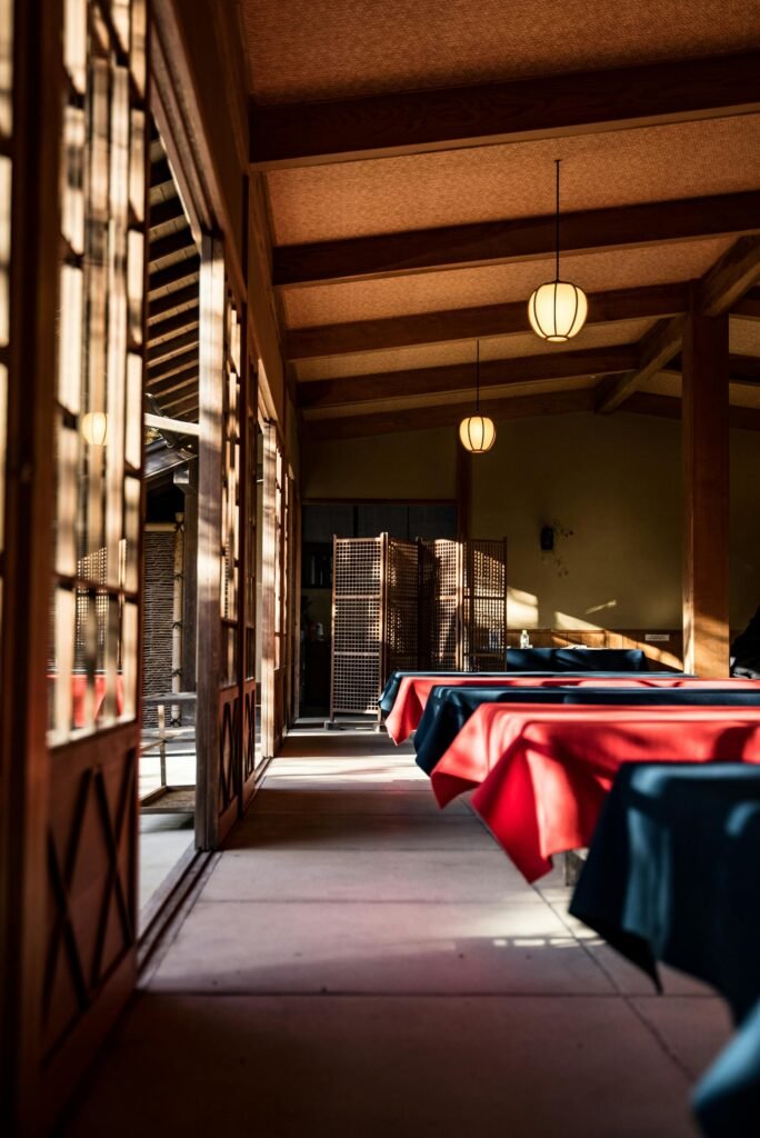 Japanese tea room in Kyoto