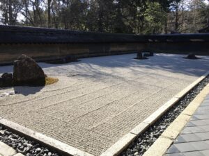 Zen garden in Kyoto