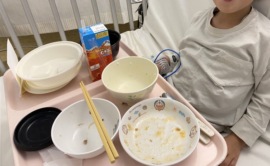 Delicious meals in Japan's hospital