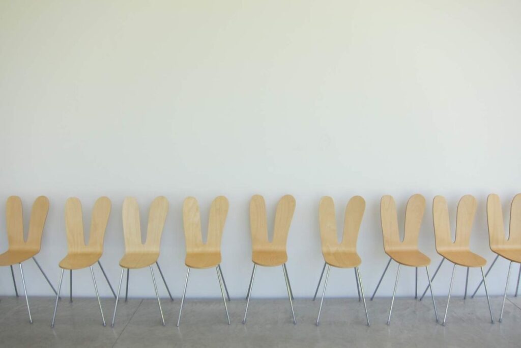 Rabbit Chair designed by SANAA at the 21st Century Museum Kanazawa