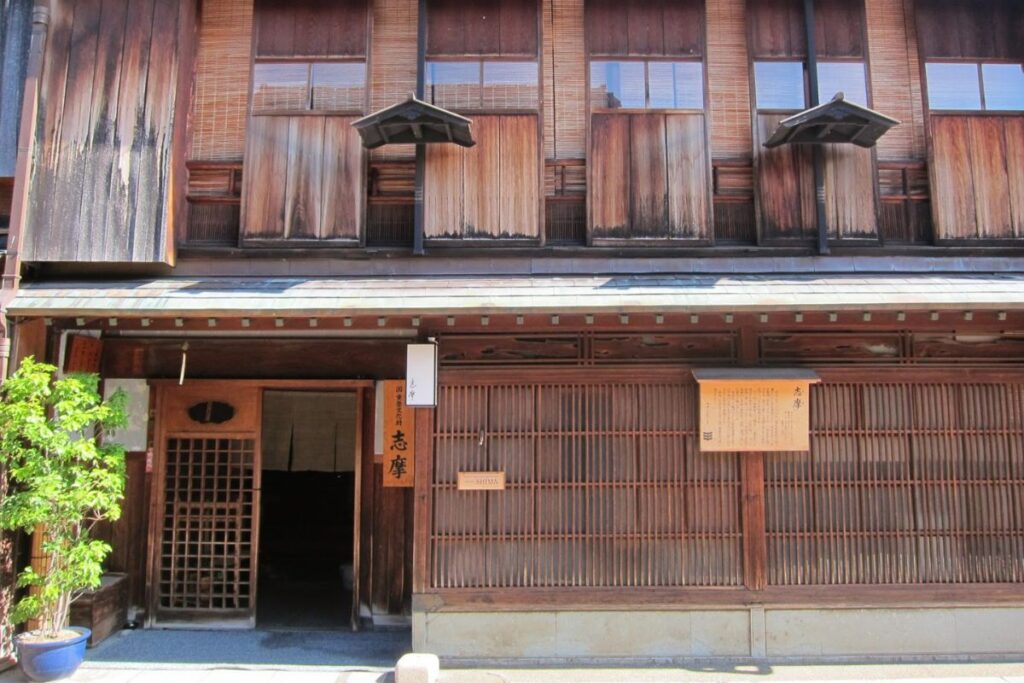 Historic Shima tea house preserved since 1820 in Kanazawa Japan